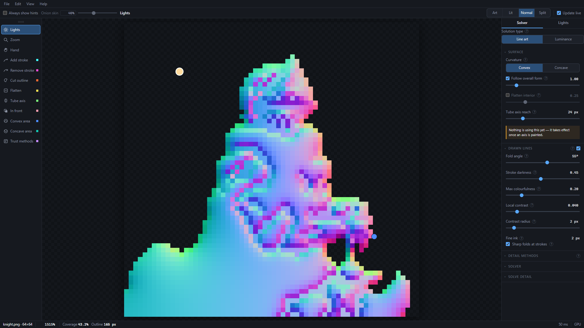 The normal map
